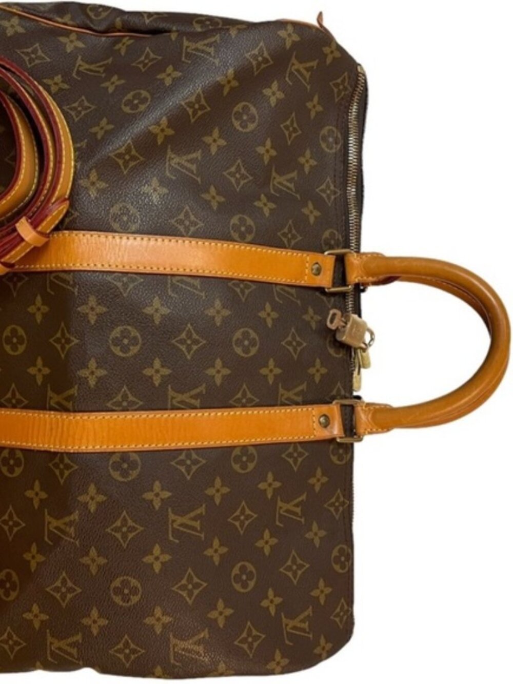 Authentic LOUIS VUITTON MONOGRAM KEEPALL TRAVEL DUFFLE BAG - Picture 3 of 15
